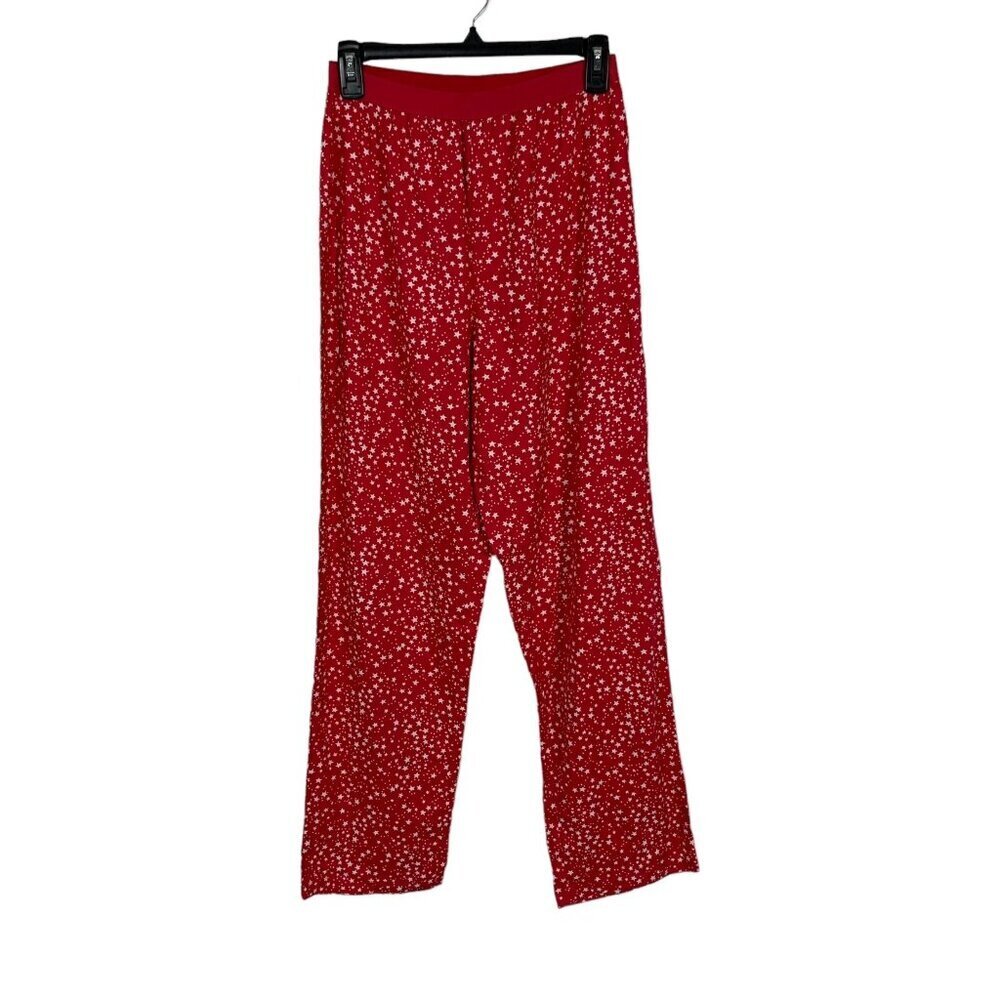 La Seuza Pajama Pants Small Red Lightweight Lounge Sleepwear Cozy